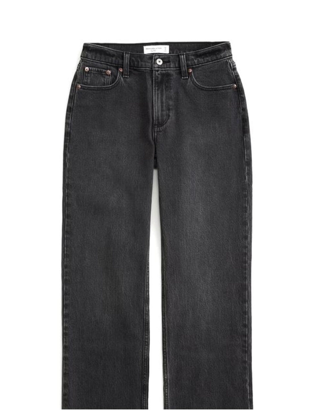 Abercrombie & Fitch Women’s low rise baggy black Jeans